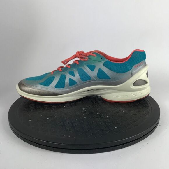 Ecco Biom Performance Comfort Athletic Shoes Blue/Orange EU 41 Men’s Size 7.5 - Picture 9 of 12
